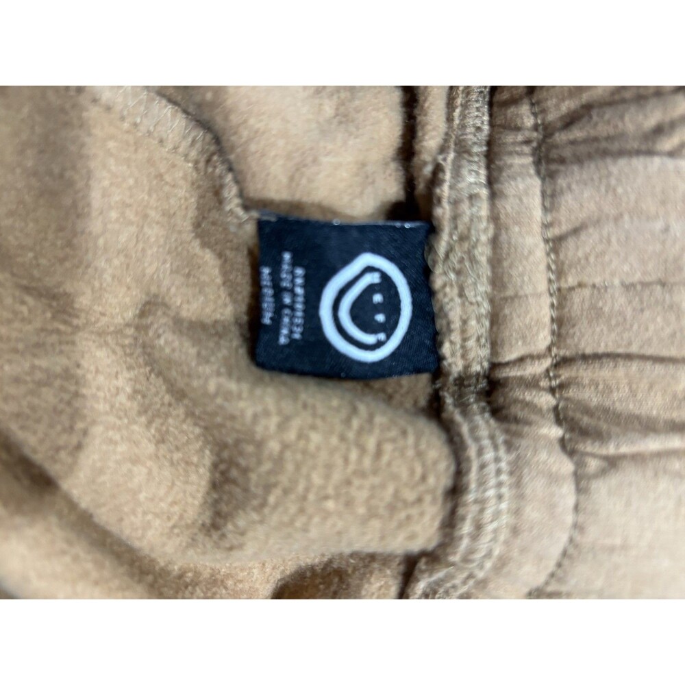 Neff Men's Brown Jogger Pants M Regular Drawstring Elastic Waist Graphic Print - Picture 3 of 3